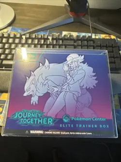 Pokemon TCG Journey Together Pokemon Center Elite Trainer Box ETB Sealed w Case - Image 1