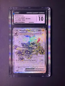 Revavroom ex Pokemon (2024) Shrouded Fable - 081/064 Ultra Rare - Holo - CGC 10 - Image 1