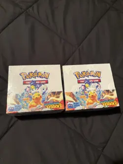 2 Surging Sparks Booster Boxes Factory Sealed Pokemon TCG - Image 1