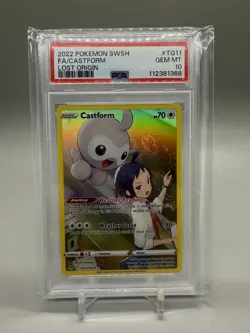 2022 Pokemon SWSH Lost Origin Castform Trainer Gallery #TG11/TG30 PSA 10 - Image 1