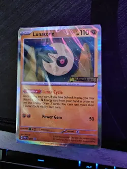 Lunatone Stamped Mega Evolution Promo Sealed with Prerelese Deck Pokemon TCG - Image 1
