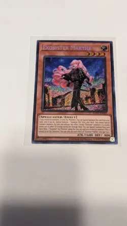 *** EXOSISTER MARTHA *** MINT/NM SECRET RARE 1ST EDITION POTE-EN025 YUGIOH - Image 2