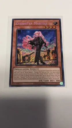 *** EXOSISTER MARTHA *** MINT/NM SECRET RARE 1ST EDITION POTE-EN025 YUGIOH - Image 4