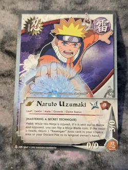 Naruto Uzumaki 205 Naruto Shonen Jump Collectible Card Game CCG - Image 1