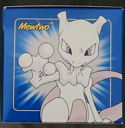 Pokemon Burger King 23k Gold Plated Trading Card Mewtwo Sealed In Blue Box, New - Image 2