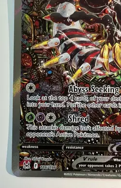 Giratina V Alt Art #186/196 SWSH Lost Origin Holo Pokemon Card TCG NM Ungraded - Image 4