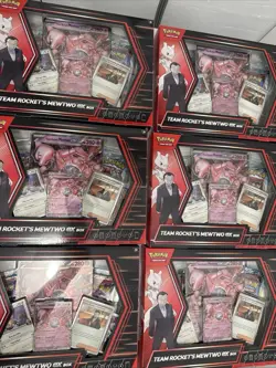 Pokemon Team Rocket's Mewtwo EX Box Set Trading Cards / 6 box For $140 - Image 1