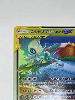 Pokemon Team Up Celebi & Venusaur GX Tag Team Ultra Rare Card #1/181 - Image 2