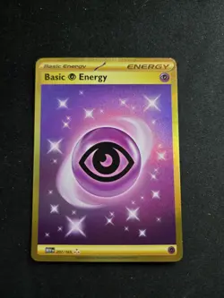 Basic Psychic Energy 207/165 Hyper Rare Gold Scarlet & Violet 151 Pokemon Card - Image 1