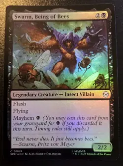 Swarm, Being Of Bees 0069 Foil Common Spider-Man Magic: The Gathering - Image 1