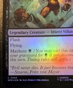 Swarm, Being Of Bees 0069 Foil Common Spider-Man Magic: The Gathering - Image 4