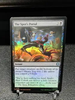 NM Foil The Spot's Portal, MTG, Marvel's Spider-Man, Magic the Gathering, 68 - Image 1
