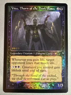 MTG / Vito, Thorn of the Dusk Rose / 30A-P / #28 / FOIL / Promo / NM - Image 1
