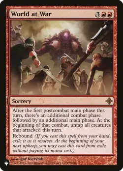 World at War Regular - The List MTG-NM - Image 1