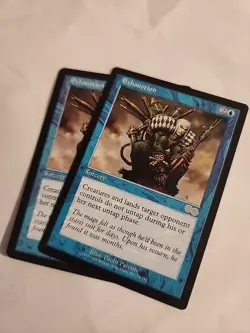 2X Exhaustion - Urza's Saga (USG) - (Near Mint NM) - Image 1