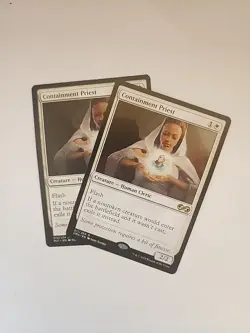 Magic the Gathering MTG 2X Containment Priest Various Sets NM - Image 1
