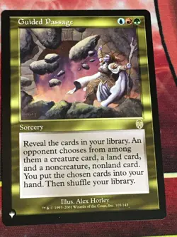 C6519 MTG MAGIC MYSTERY BOOSTER GUIDED PASSAGE #105 RARE NM - Image 1