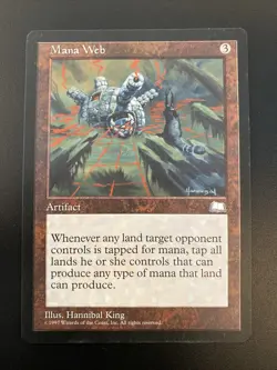 Mana Web MTG Weatherlight Set Artifact Rare NM English - Image 1