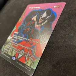 Savage Beating (Foil) (Borderless)NM/M #26 Magic The Gathering Marvel Spider-Man - Image 4