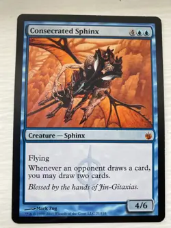 Consecrated Sphinx Mirrodin Besieged Lightly Played - Image 1