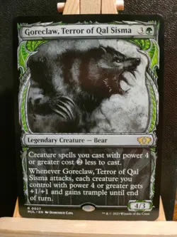 Goreclaw, Terror of Qal Sisma (Showcase)- Multiverse Legends - NM (see pics) MTG - Image 1