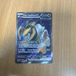 Pokemon Iron Boulder EX TCG Full Art Rare Card 192/162 S&V Temporal Forces - Image 1