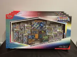 Pokemon Prismatic Evolutions Lucario EX Tyranitar EX Premium Collection LOT OF 4 - Image 1