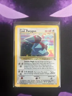 Pokemon TCG Cool Porygon Black Star Promo Holo Foil - Image 3
