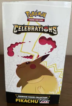 Pokemon TCG Celebrations Premium Figure Collection Pikachu VMAX Box Sealed 820650809408 - Image 5