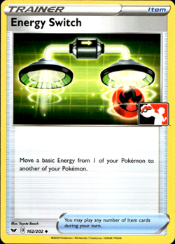 ENERGY SWITCH PLAY! PRIZE PACK SERIES NON-HOLO Pokemon TCG - Image 1