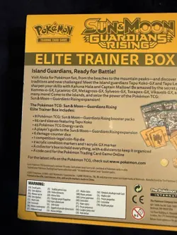 Pokemon TCG Sun & Moon Guardians Rising Elite Trainer Box ETB Factory Sealed - Image 5