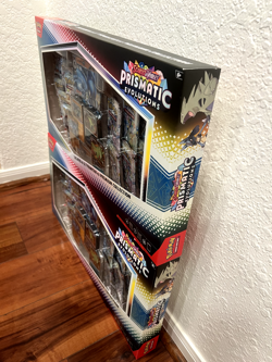 2 x Pokemon Prismatic Evolutions Lucario ex and Tyranitar ex Premium Collection - Image 3