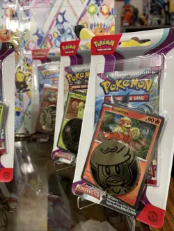 Pokemon Paldea Evolved Booster Pack With Promo And Coin - Image 1