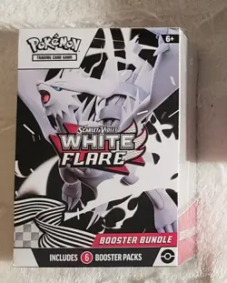 Pokemon TCG White Flare Booster Bundle: 6 Packs Factory Sealed No Rips or tears - Image 1