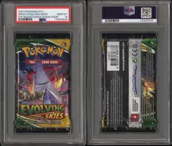Pokemon Evolving Skies Booster Pack Gigantamax Duraludon Art PSA 10 - Image 3