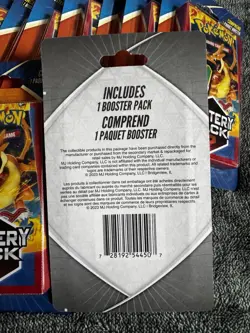 Lot Of 9x Pokemon Mystery Pack w/ 1 Booster Pack Inside SEALED IN BOX - Image 2