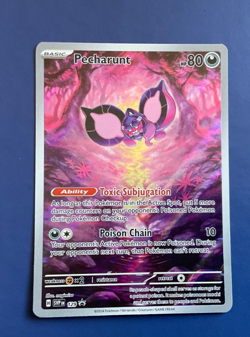 Pokemon PECHARUNT (SVP 129) Black Star Promo Shrouded Fable. - Image 1