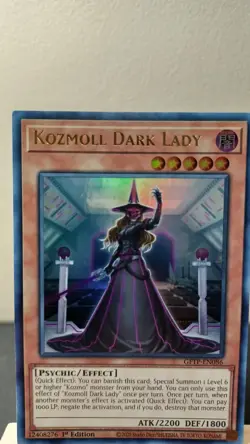 Kozmoll Dark Lady 1st Edition [NM] - Yu-Gi-Oh! GFTP [Ultra Rare] - Image 1