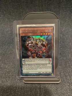 Yugioh D/D Orthros SDPD-EN004 Super Rare 1st Ed NM - Image 1