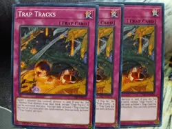 Yugioh Trap Tracks X3 Common CYAC-EN078 1st Ed Near Mint Playset - Image 1