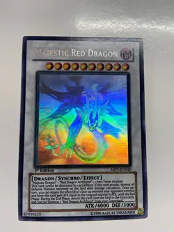 USA Seller Yugioh MAJESTIC RED DRAGON GHOST RARE 1st Edition ABPF-EN040 NM - Image 1