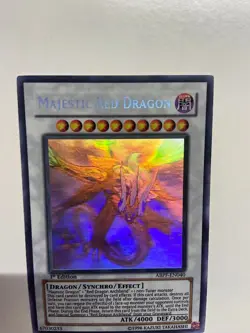 USA Seller Yugioh MAJESTIC RED DRAGON GHOST RARE 1st Edition ABPF-EN040 NM - Image 3