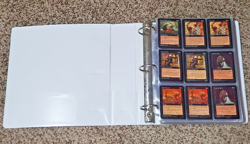 Magic The Gathering Mirage Collection Lot Of 200+ Cards With Binder - Image 1
