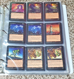 Magic The Gathering Mirage Collection Lot Of 200+ Cards With Binder - Image 2