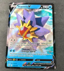 Pokemon Astral Radiance Starmie V Ultra Rare Card 030/189 NM - Image 1