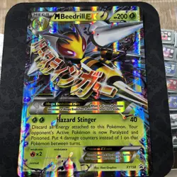 M Beedrill EX XY158 Jumbo Cards Holo - Image 1
