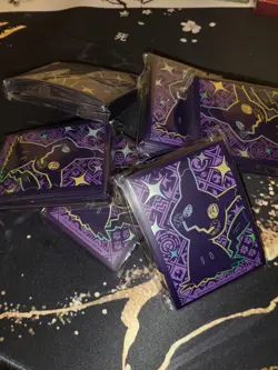 65 Ct Mimikyu Paldean Fates ETB Pokemon Card Sleeves New Sealed - Image 2