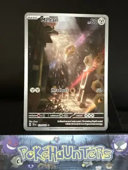Pokemon Card Meltan 179/162 Temporal Forces Illustration Rare Near Mint - Image 1