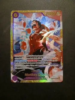 One Piece Card Game TCG Monkey.D.Luffy EB02-061 SEC M/NM Condition - Image 1