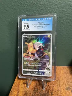 Old Label CGC 9.5 Pikachu CHR 073/071 S10a Dark Phantasma Pokemon Japanese Card - Image 1